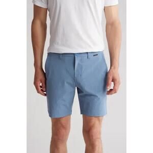 Travis Mathew Beck Golf Shorts Size 34 Light Blue 9.5" Inseam Casual Golf Beach
